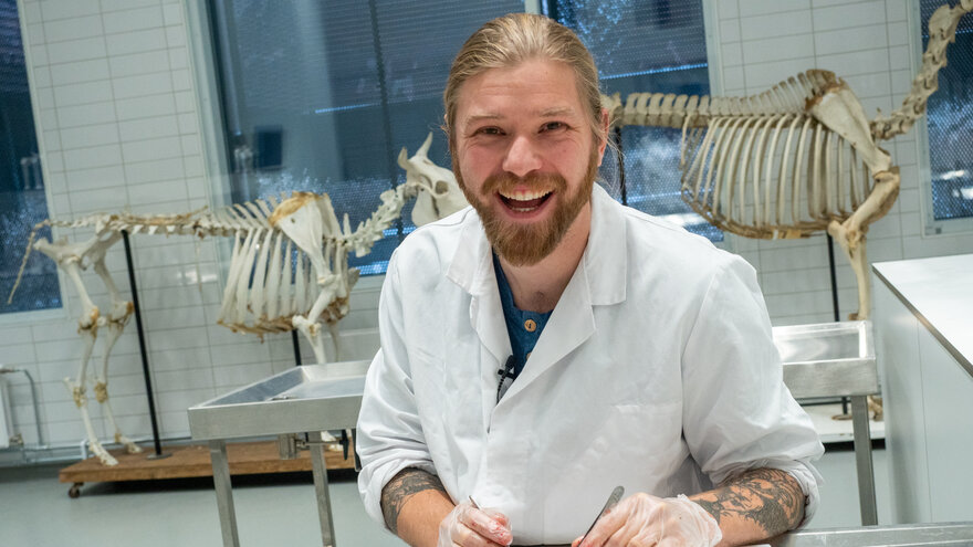 Veterinærstudent Linas Johan Hanssen Hauge