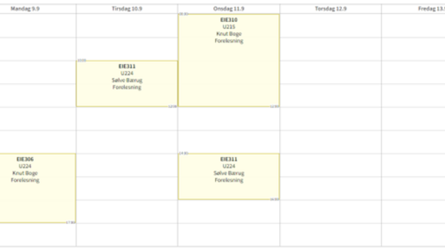 EUTV timeplan H2024