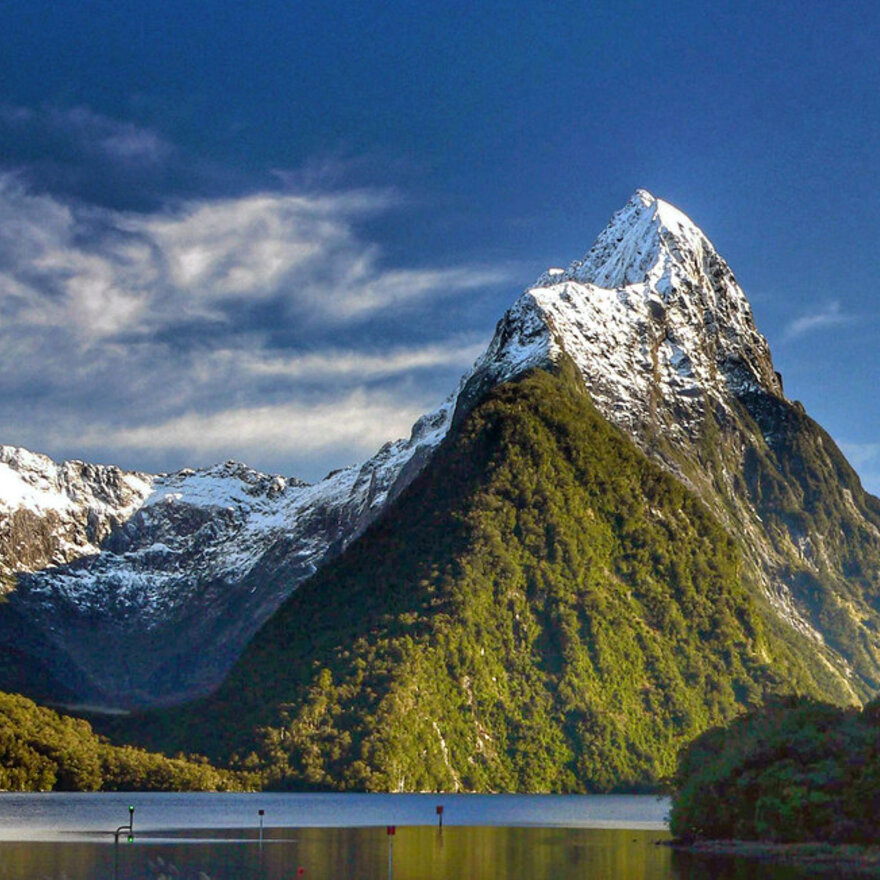 Mitra Peak, New Zealand. Exchange New Zealand