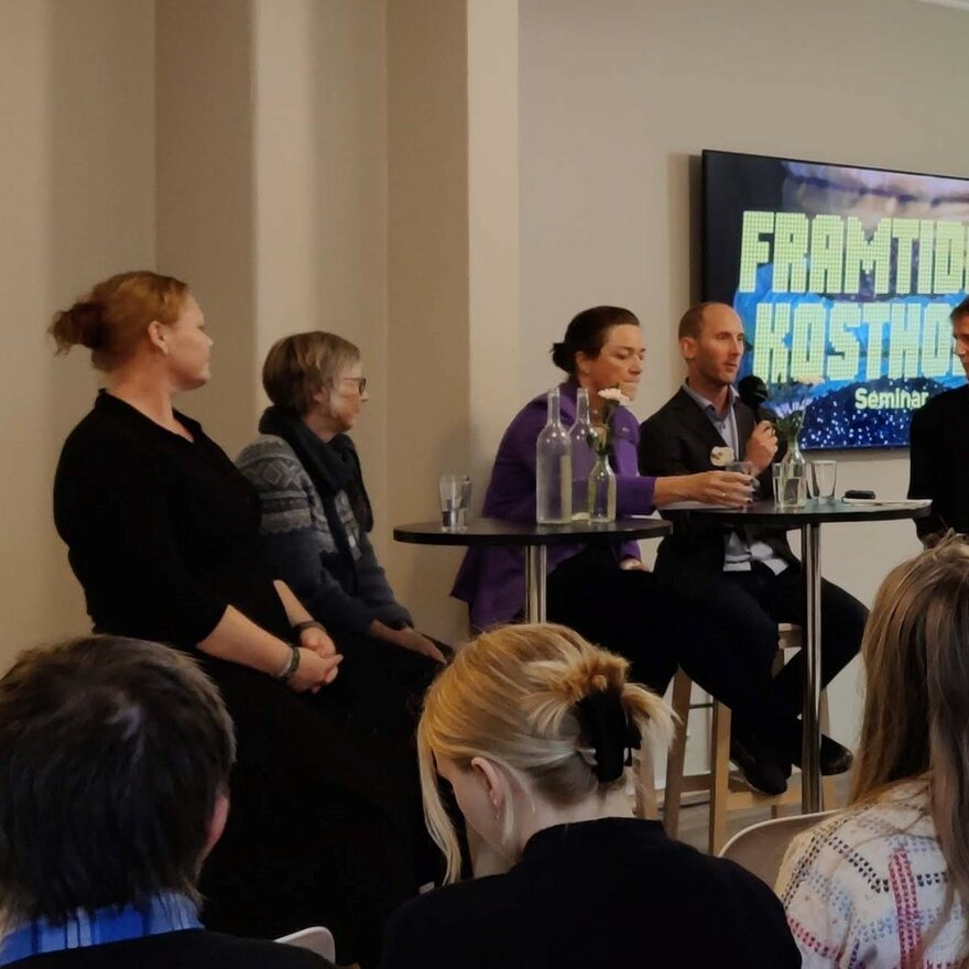 Panelsamtale på seminaret fremtidas kosthold