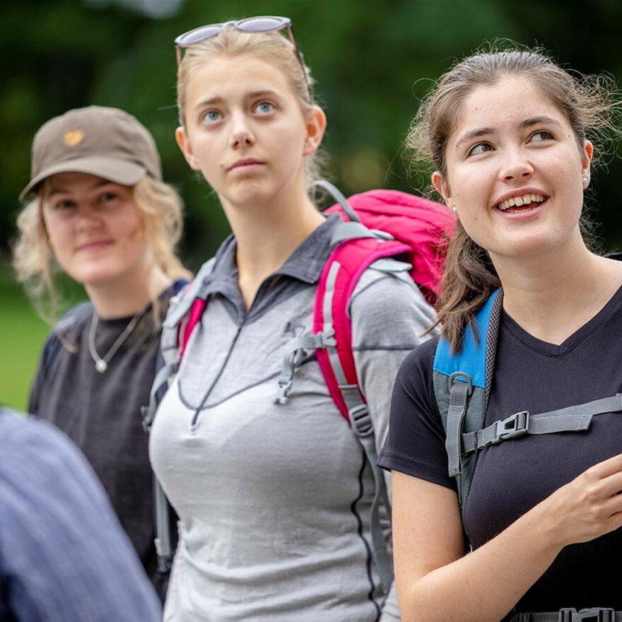 MINA-studenter på tur