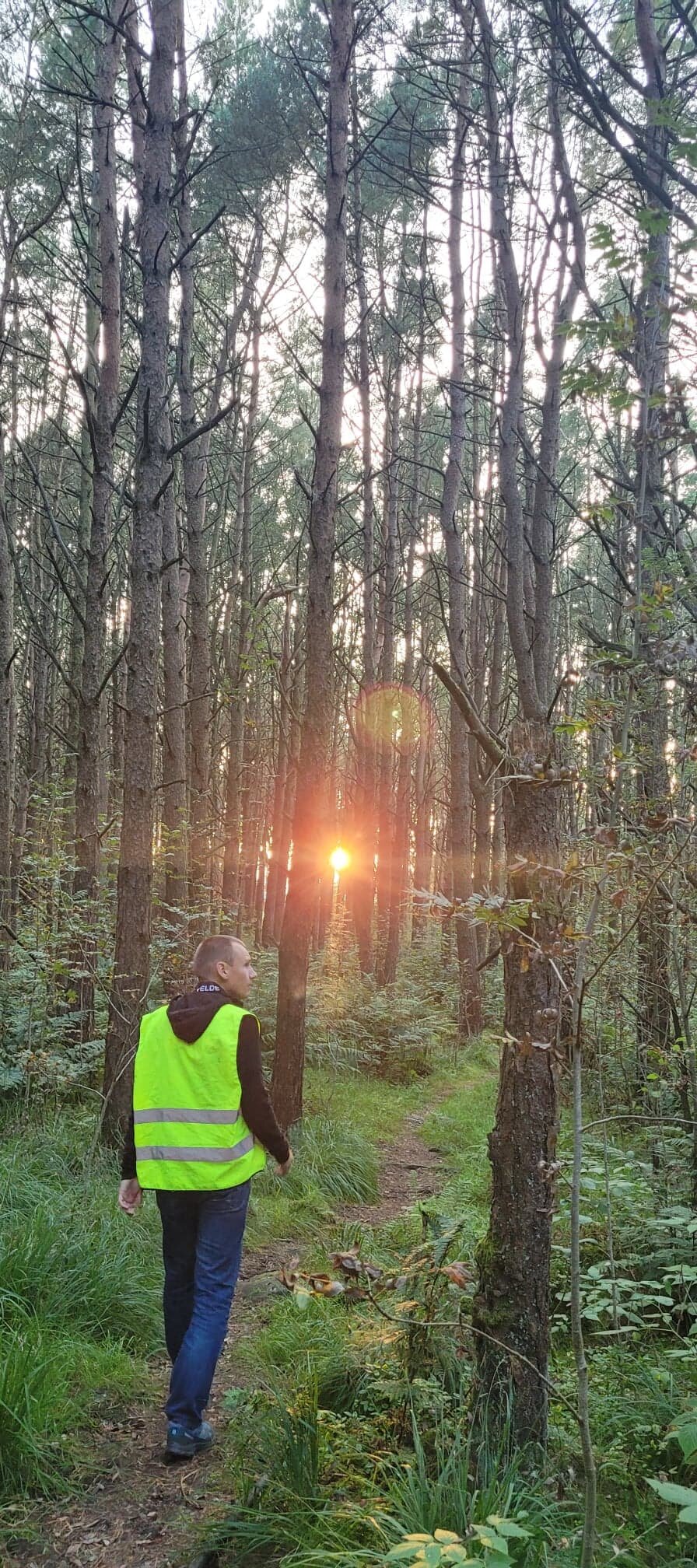 Endre Hovland i felt på jobb for Forum for natur og friluftsliv. 